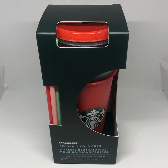 Starbucks Reusable Cold Cups with Straws - Picture 2 of 5